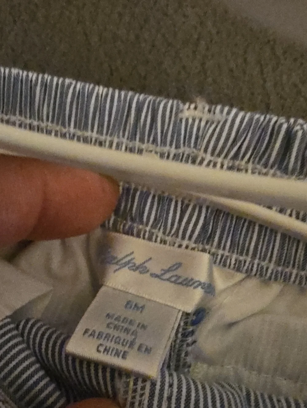Ralph Lauren classic seersucker